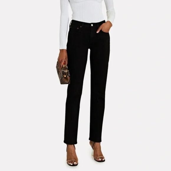 AGOLDE Black Devon Jeans 33x31 size 31 - Picture 2 of 9